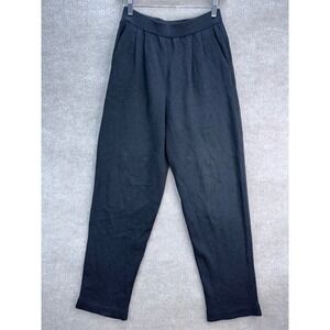 ST JOHN Sportswear By Marie Gray Black Wool Blend Knit Trousers Pants Heritage 4